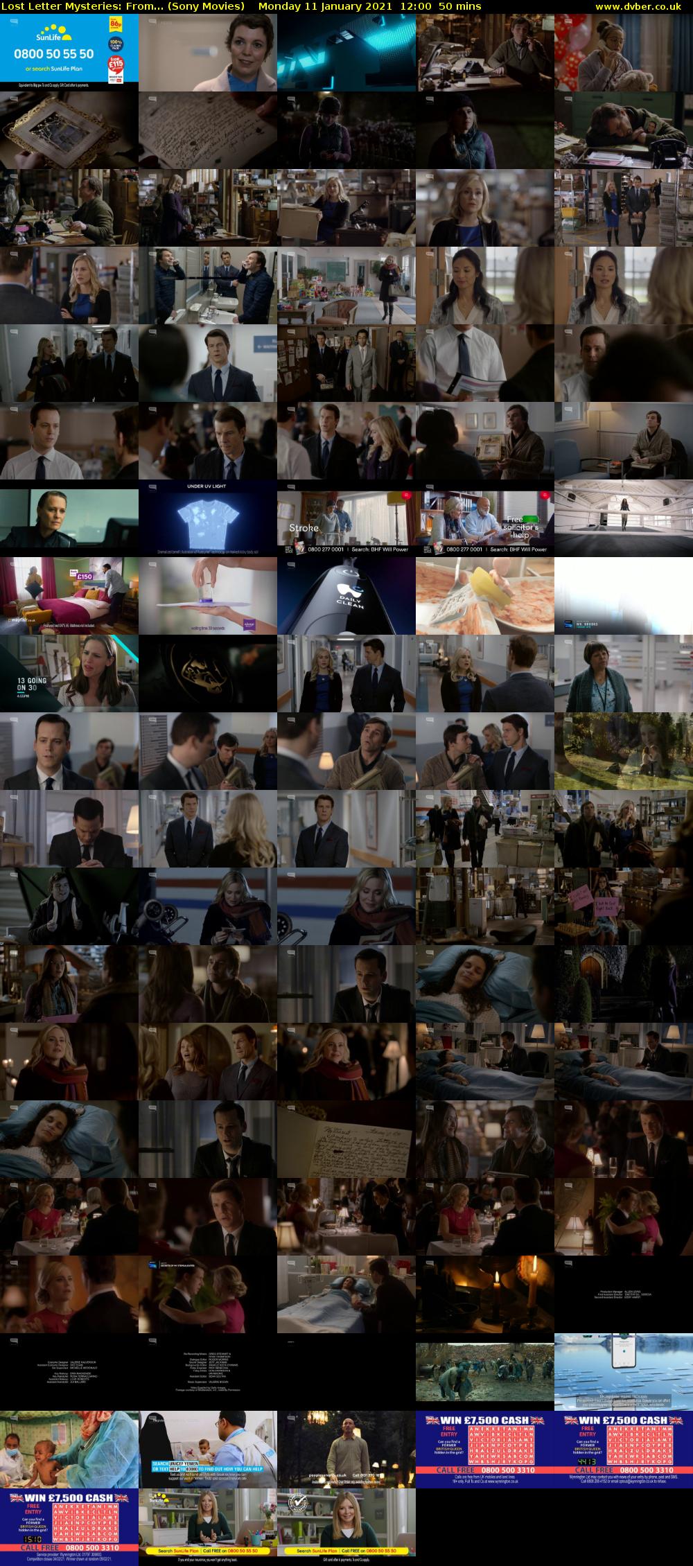 Lost Letter Mysteries: From... (Sony Movies) Monday 11 January 2021 12:00 - 12:50