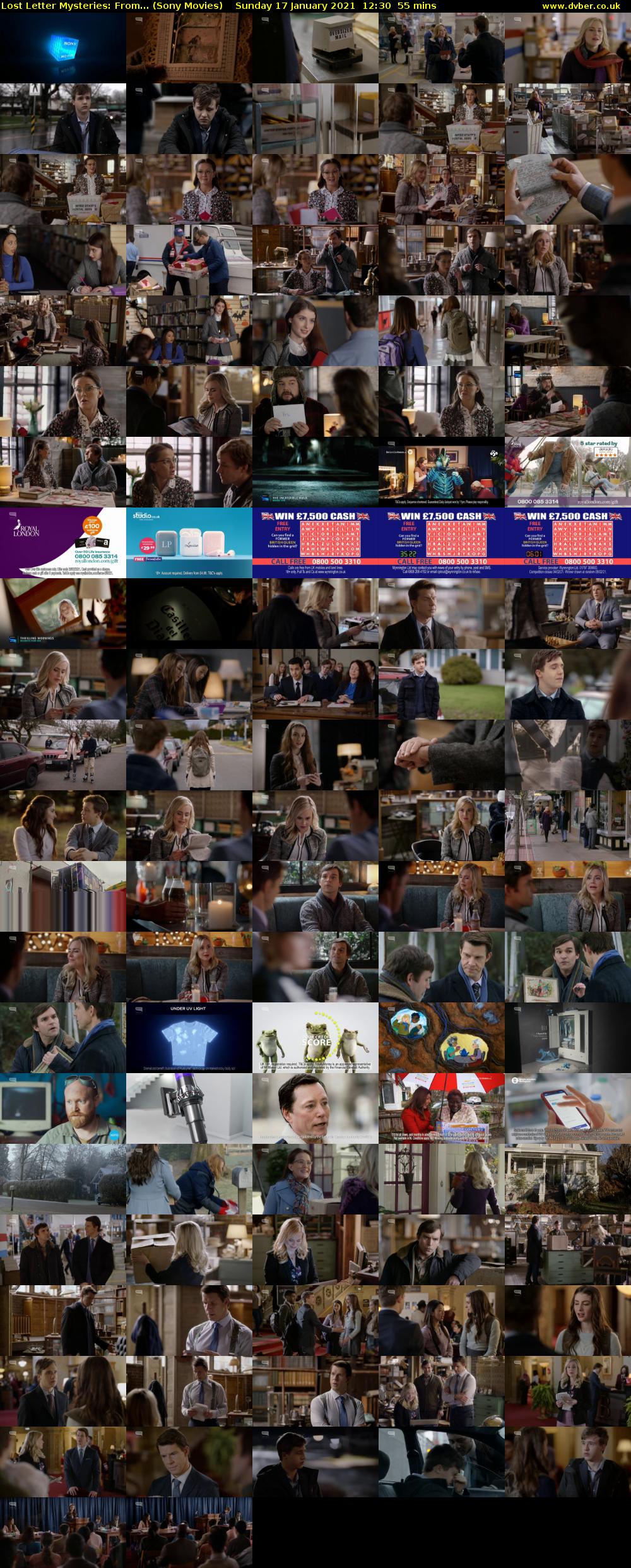 Lost Letter Mysteries: From... (Sony Movies) Sunday 17 January 2021 12:30 - 13:25