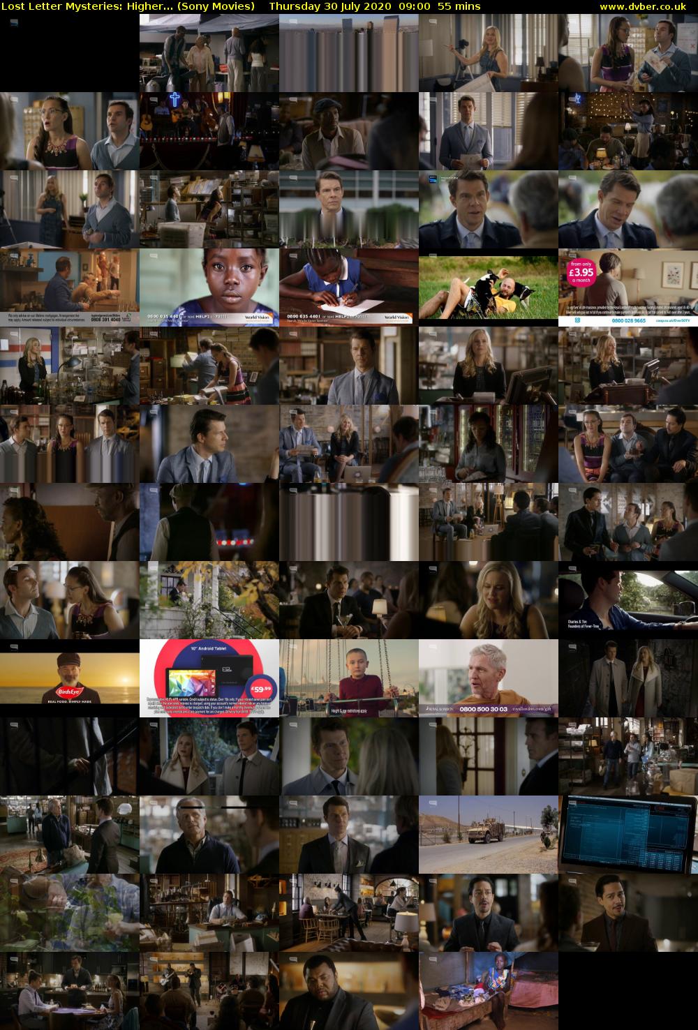 Lost Letter Mysteries: Higher... (Sony Movies) Thursday 30 July 2020 09:00 - 09:55