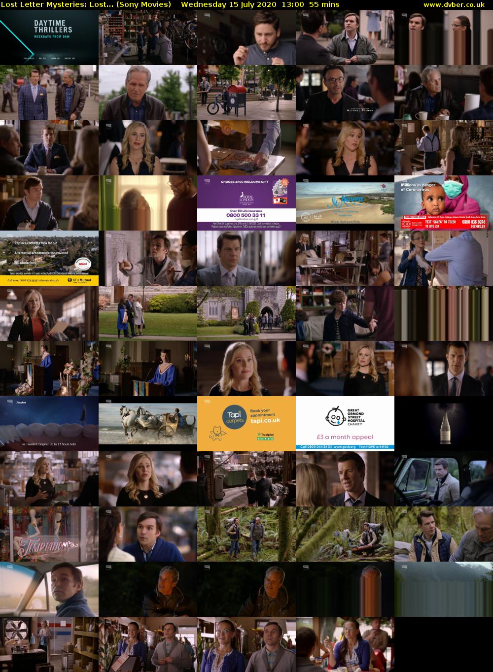 Lost Letter Mysteries: Lost... (Sony Movies) Wednesday 15 July 2020 13:00 - 13:55
