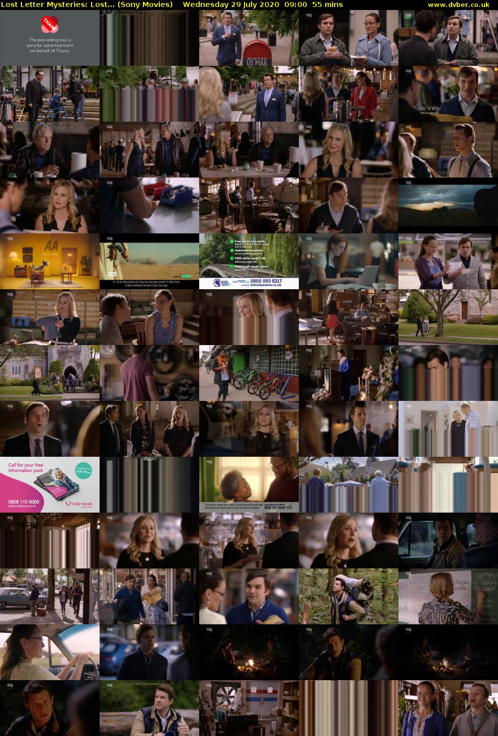 Lost Letter Mysteries: Lost... (Sony Movies) Wednesday 29 July 2020 09:00 - 09:55