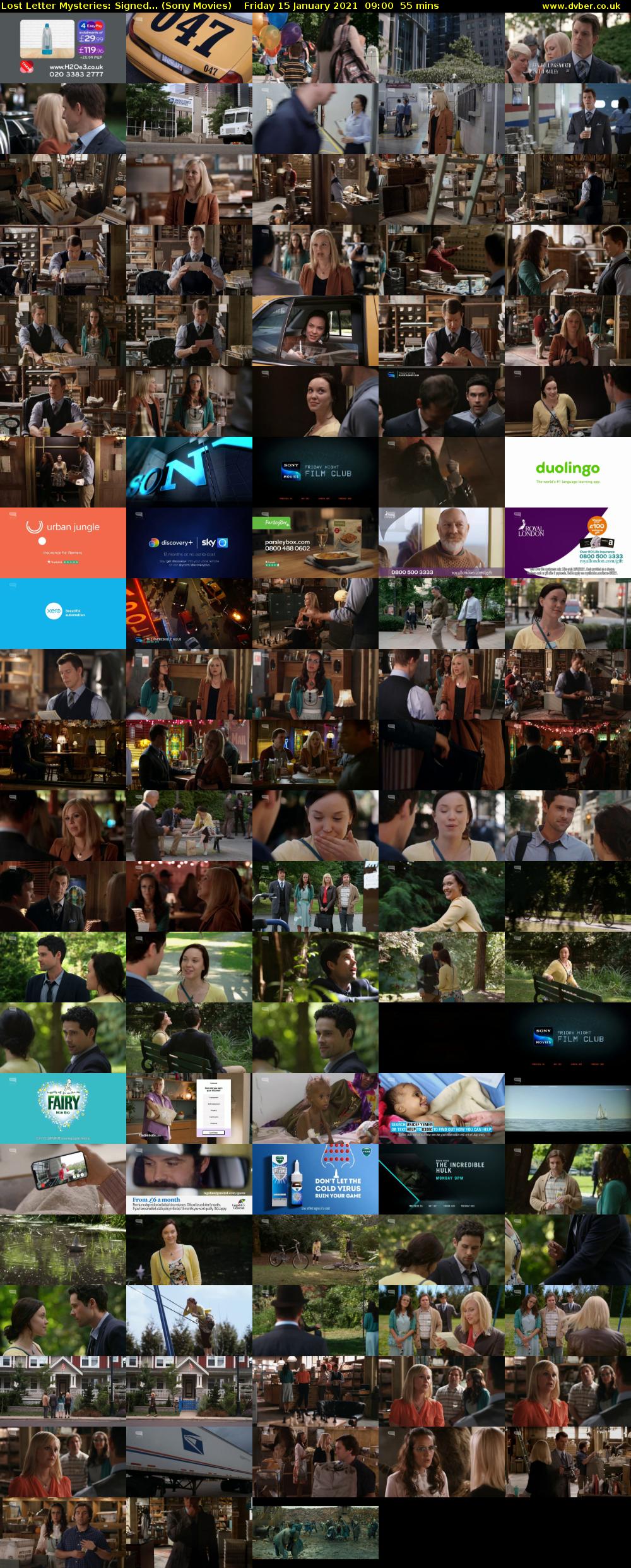Lost Letter Mysteries: Signed... (Sony Movies) Friday 15 January 2021 09:00 - 09:55