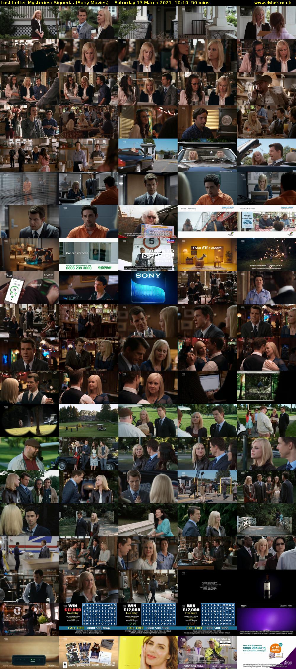 Lost Letter Mysteries: Signed... (Sony Movies) Saturday 13 March 2021 10:10 - 11:00