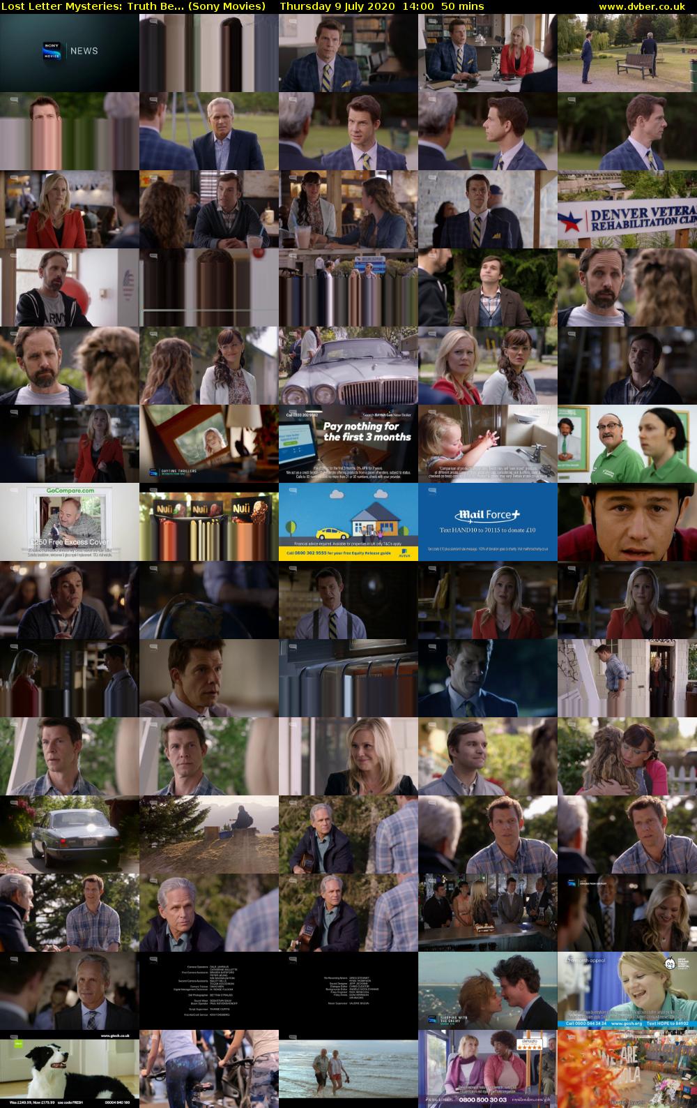 Lost Letter Mysteries: Truth Be... (Sony Movies) Thursday 9 July 2020 14:00 - 14:50
