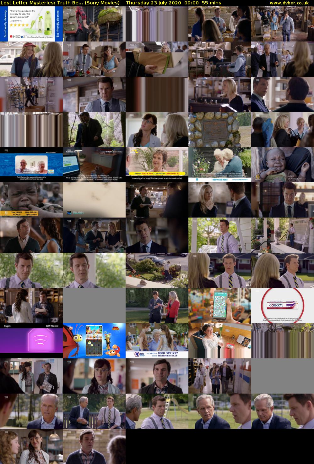 Lost Letter Mysteries: Truth Be... (Sony Movies) Thursday 23 July 2020 09:00 - 09:55