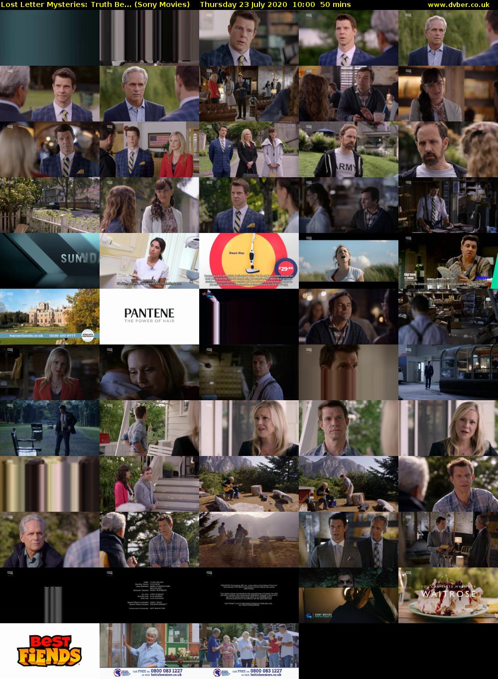 Lost Letter Mysteries: Truth Be... (Sony Movies) Thursday 23 July 2020 10:00 - 10:50