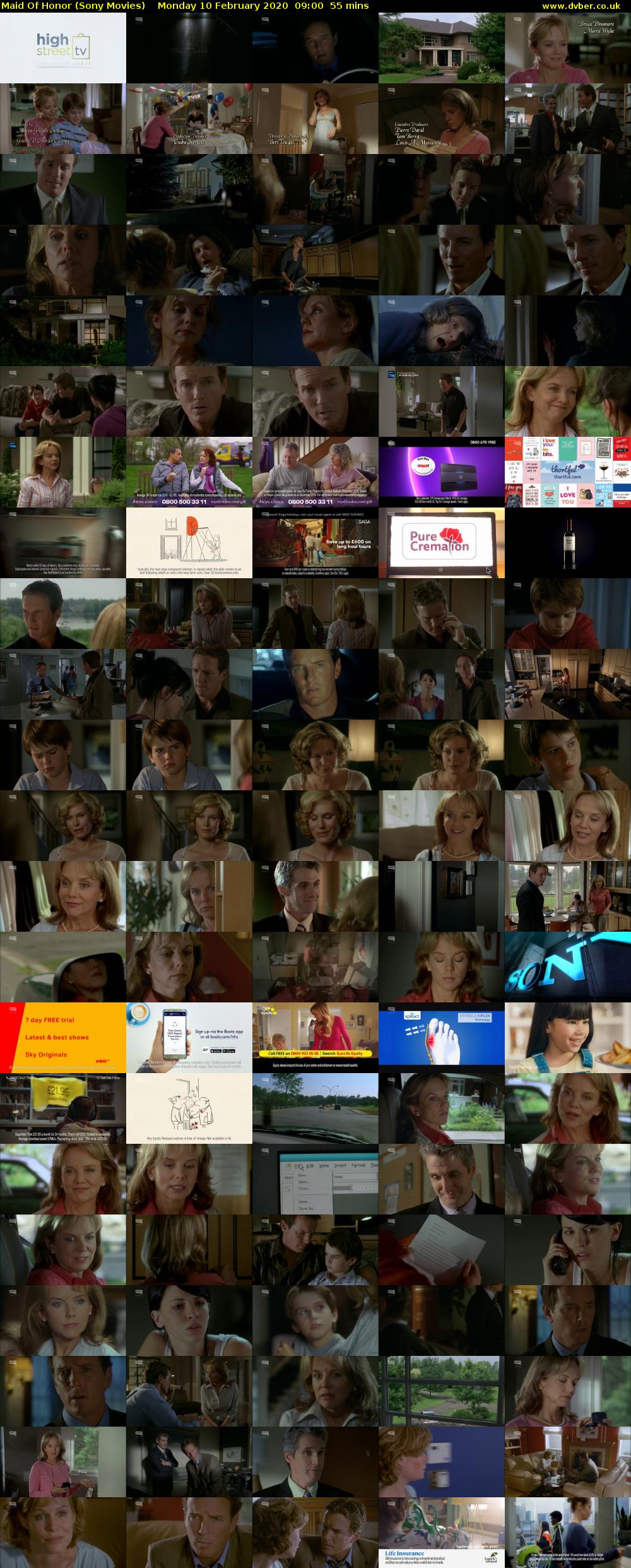 Maid Of Honor (Sony Movies) Monday 10 February 2020 09:00 - 09:55