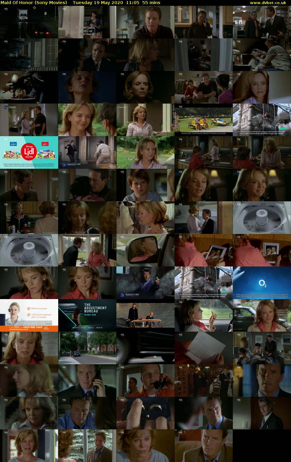 Maid Of Honor (Sony Movies) Tuesday 19 May 2020 11:05 - 12:00