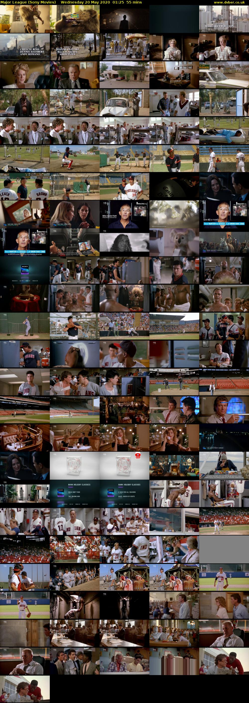 Major League (Sony Movies) Wednesday 20 May 2020 01:25 - 02:20