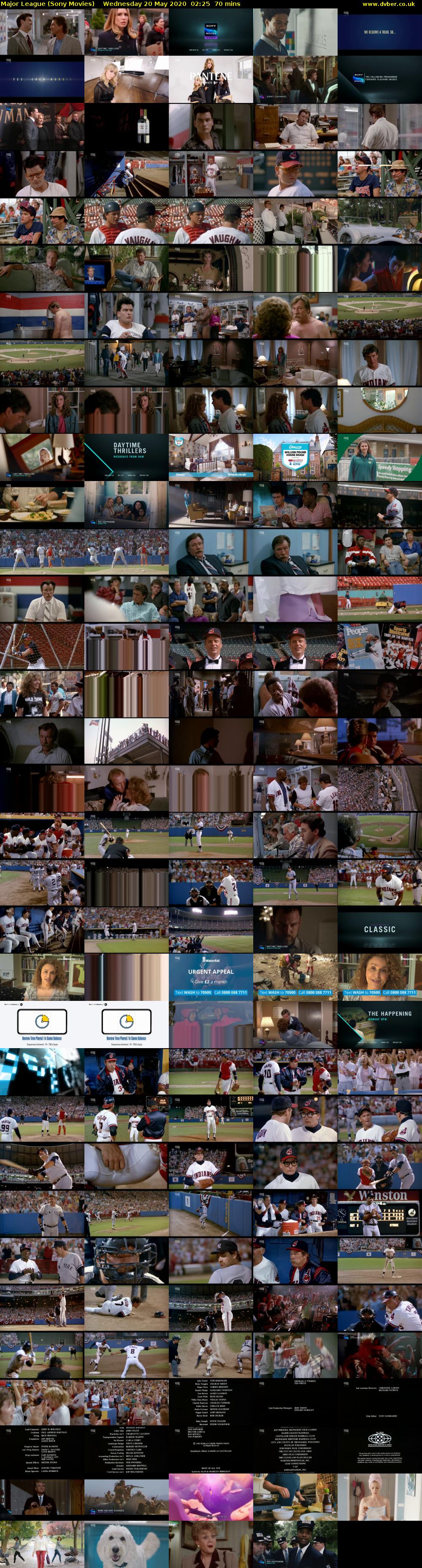 Major League (Sony Movies) Wednesday 20 May 2020 02:25 - 03:35