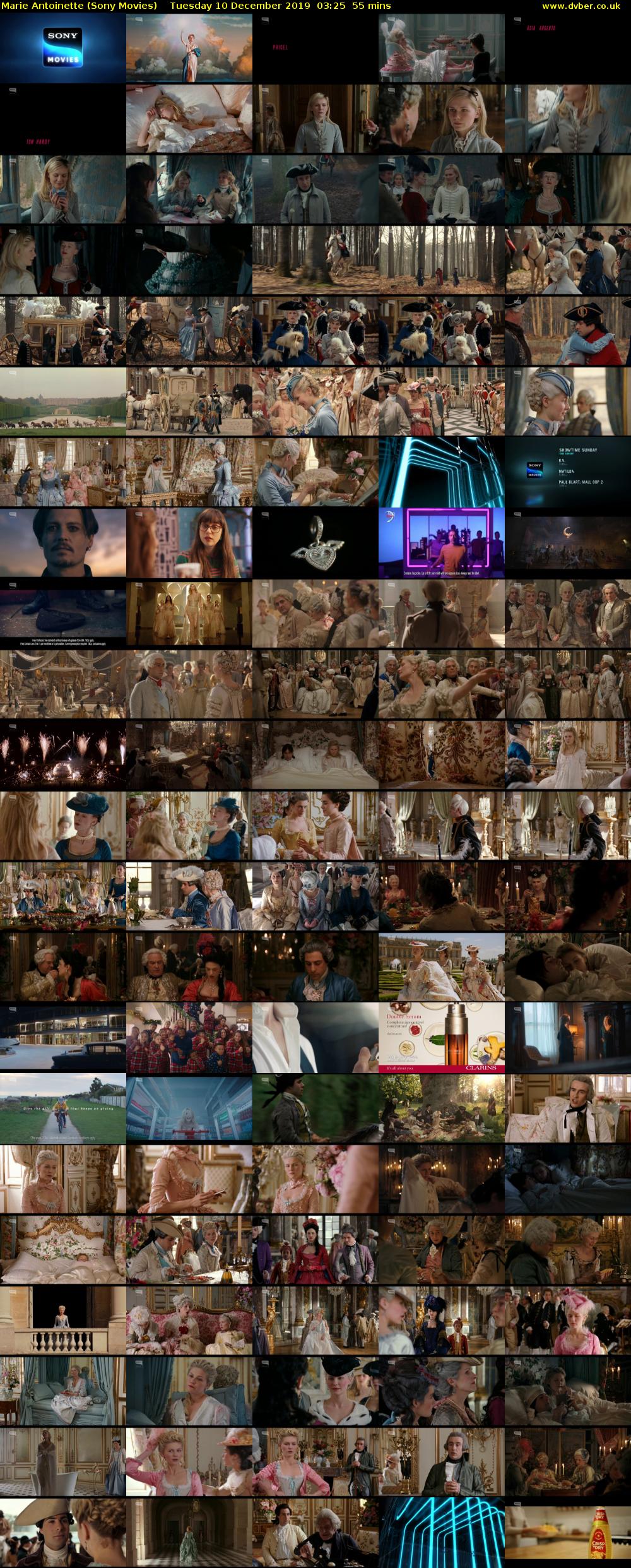 Marie Antoinette (Sony Movies) Tuesday 10 December 2019 03:25 - 04:20