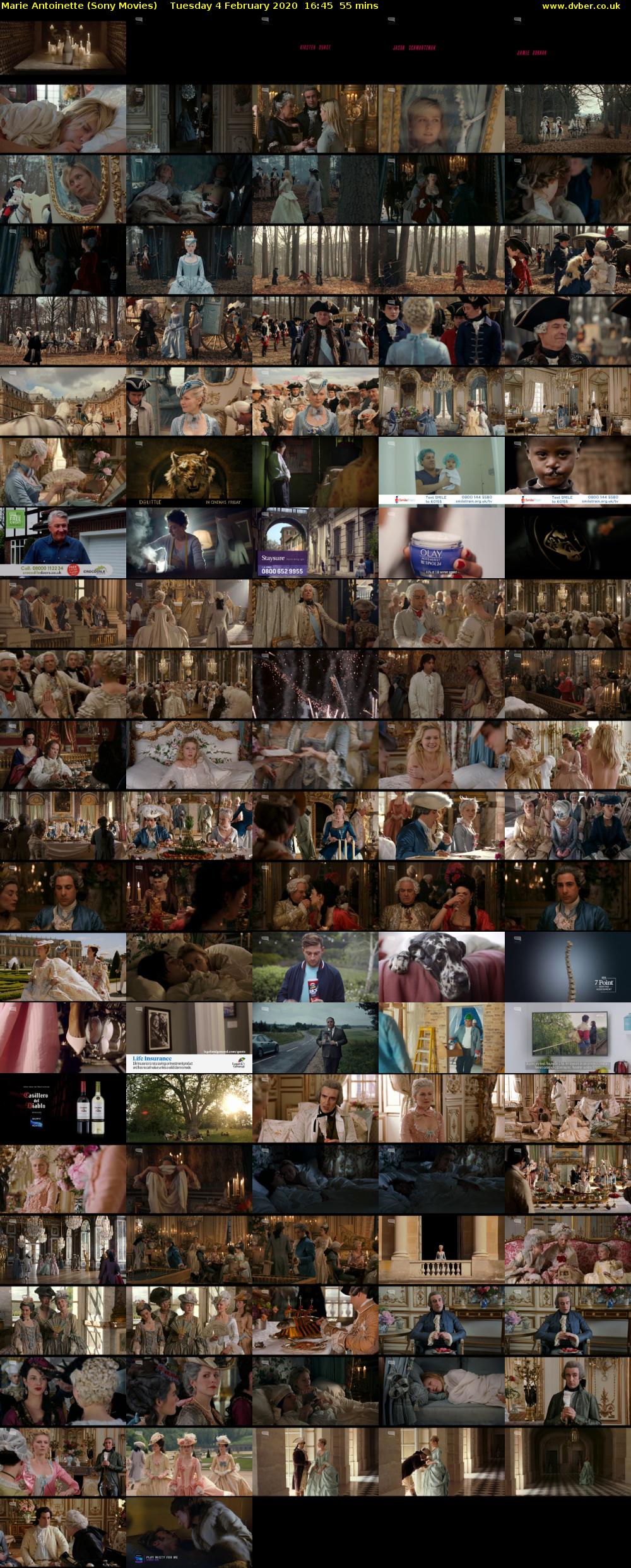 Marie Antoinette (Sony Movies) Tuesday 4 February 2020 16:45 - 17:40