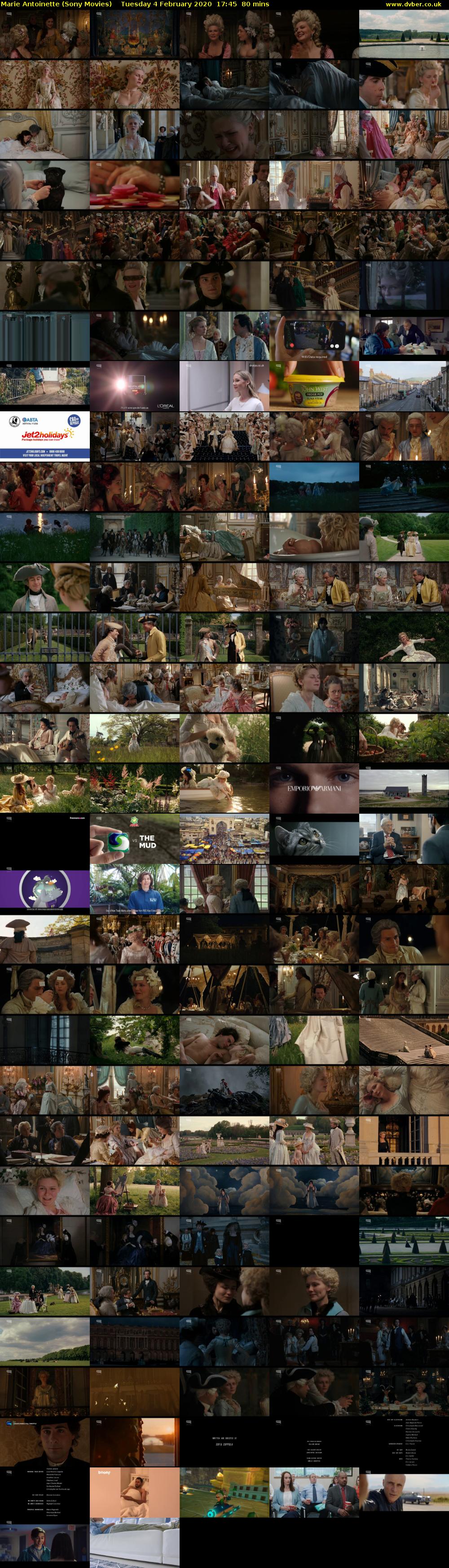 Marie Antoinette (Sony Movies) Tuesday 4 February 2020 17:45 - 19:05