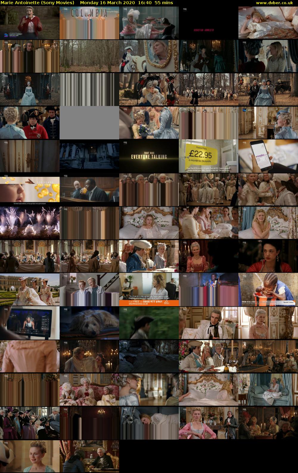 Marie Antoinette (Sony Movies) Monday 16 March 2020 16:40 - 17:35