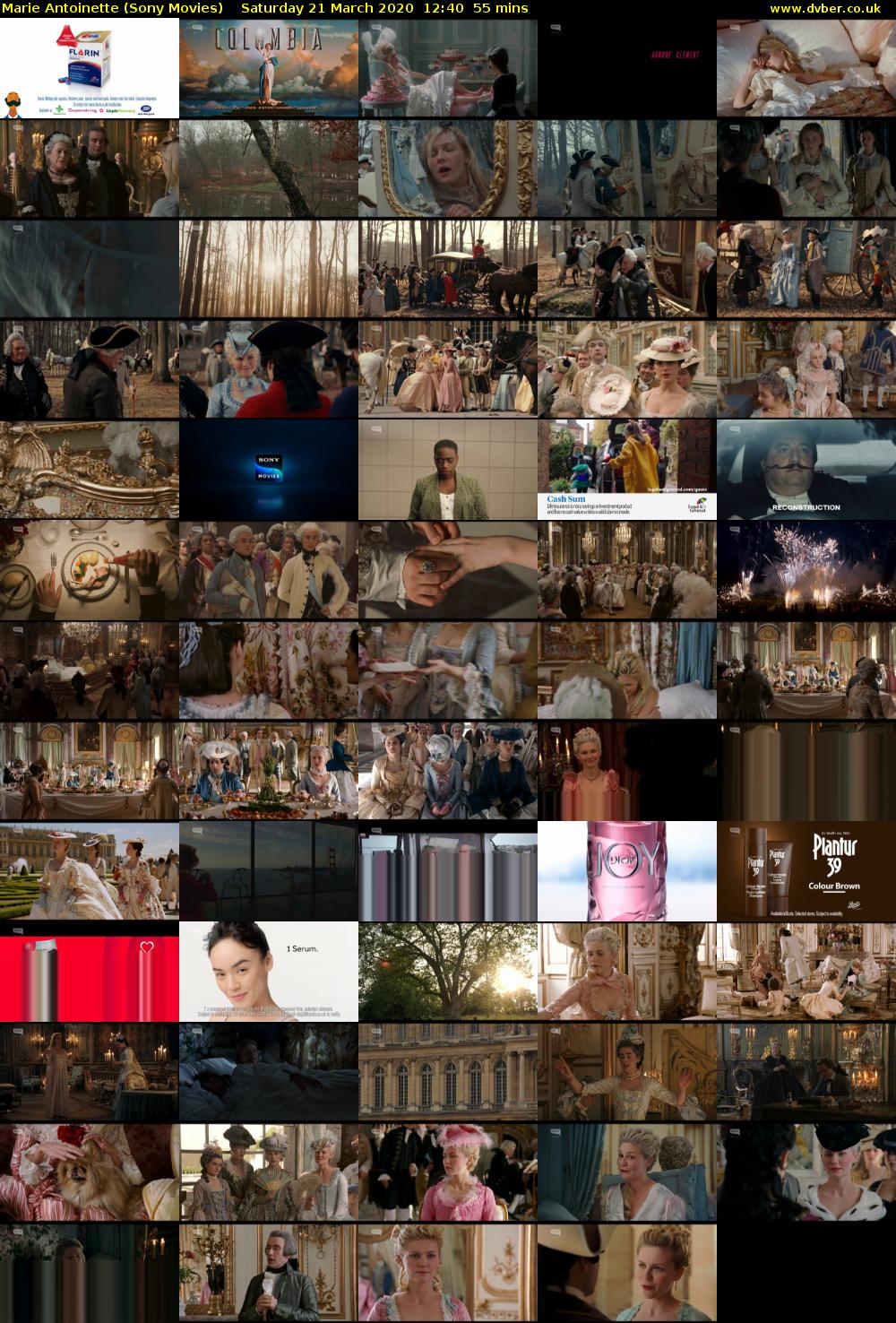 Marie Antoinette (Sony Movies) Saturday 21 March 2020 12:40 - 13:35
