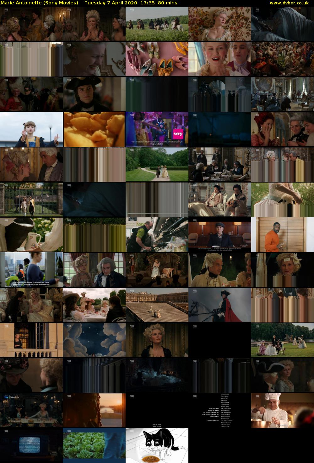 Marie Antoinette (Sony Movies) Tuesday 7 April 2020 17:35 - 18:55