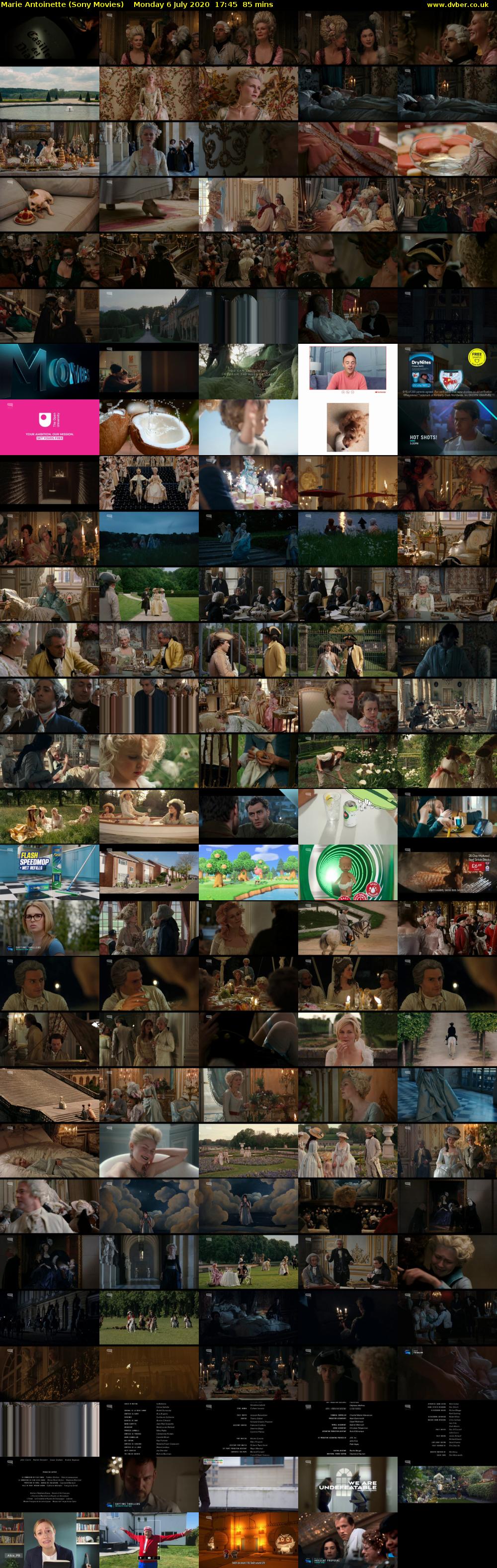 Marie Antoinette (Sony Movies) Monday 6 July 2020 17:45 - 19:10