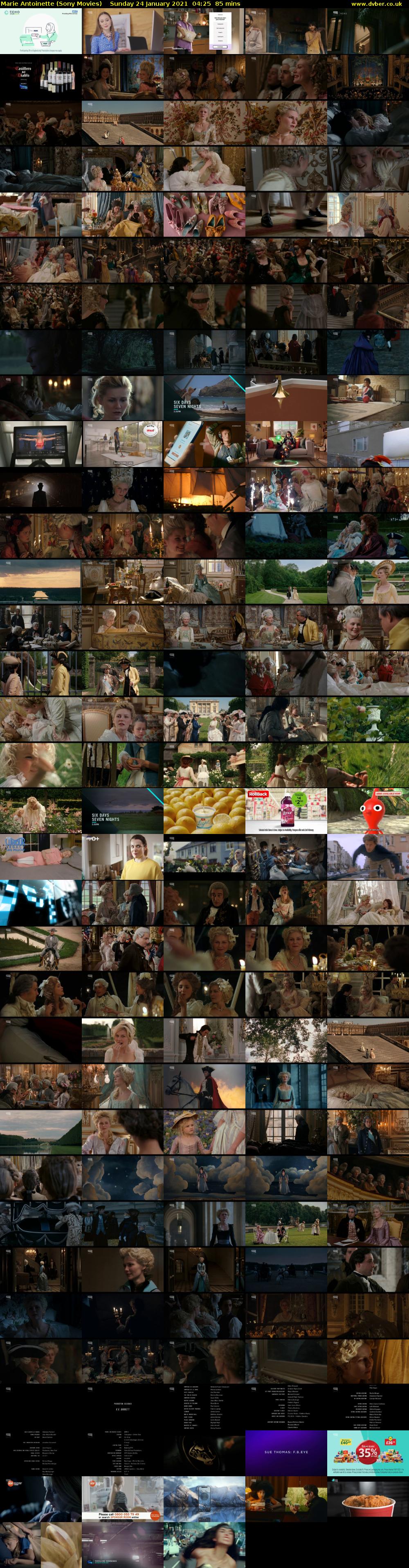 Marie Antoinette (Sony Movies) Sunday 24 January 2021 04:25 - 05:50