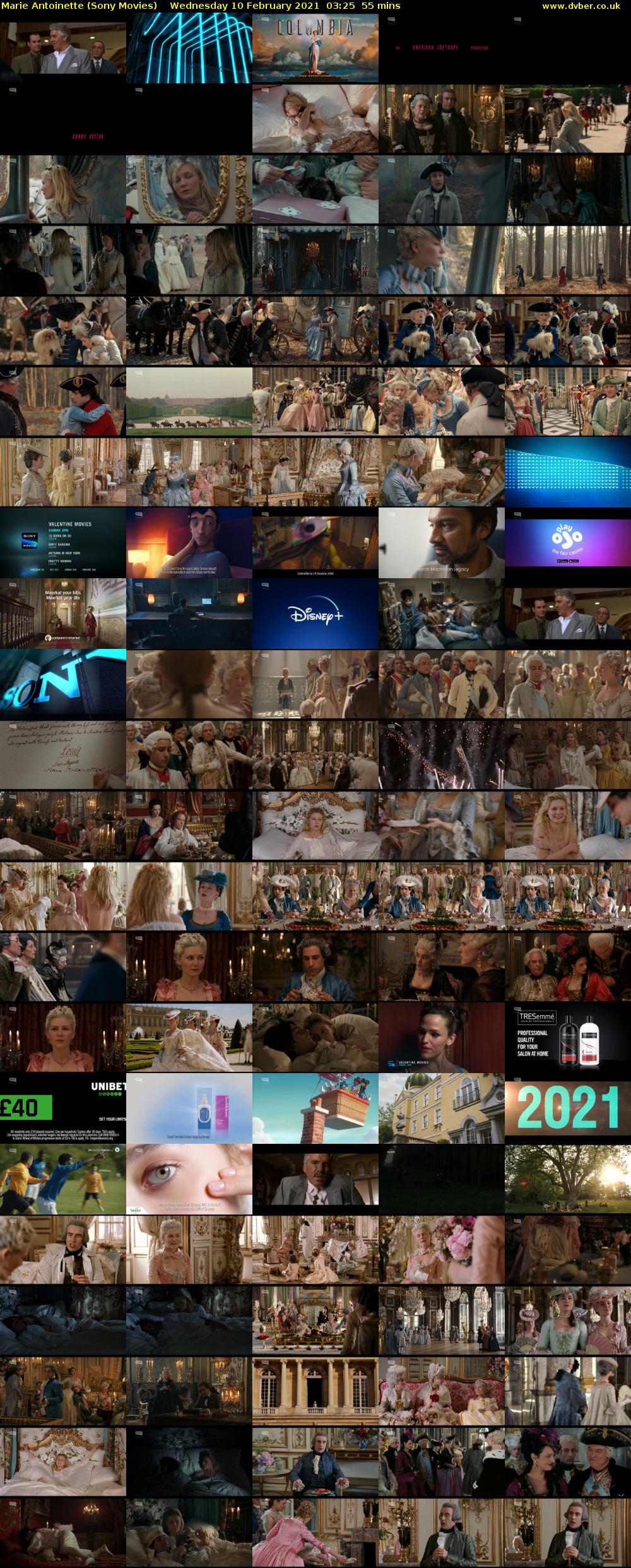 Marie Antoinette (Sony Movies) Wednesday 10 February 2021 03:25 - 04:20