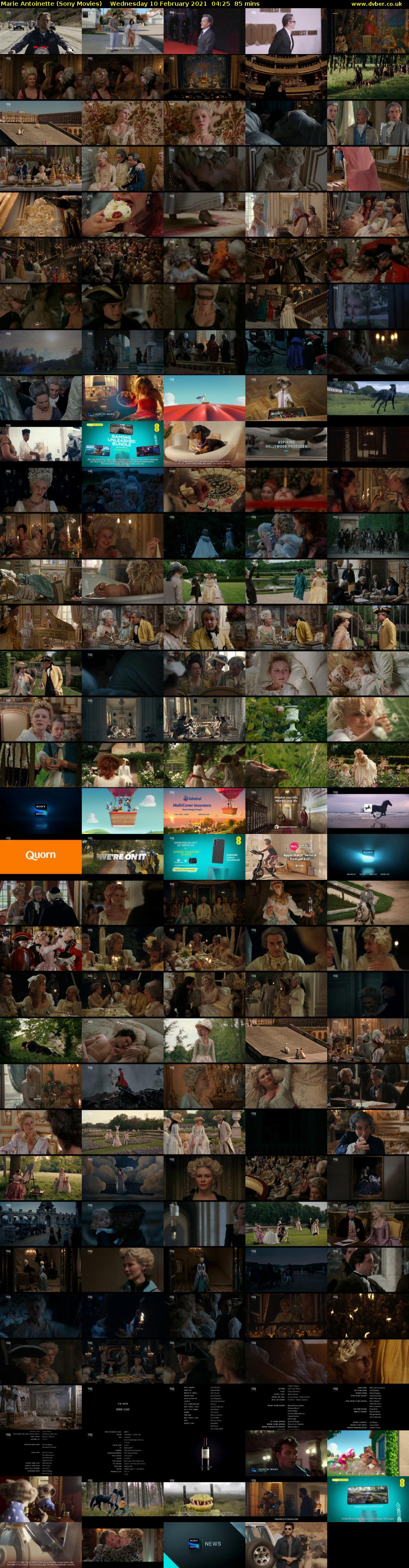 Marie Antoinette (Sony Movies) Wednesday 10 February 2021 04:25 - 05:50