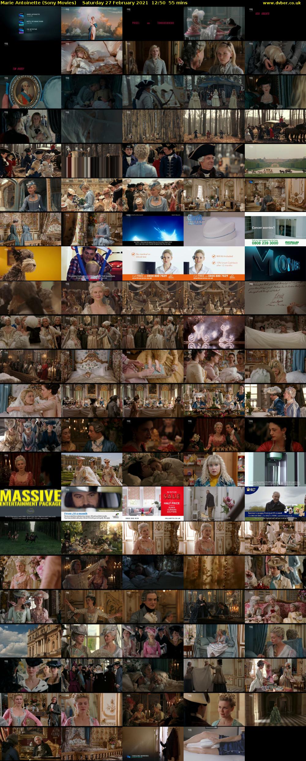 Marie Antoinette (Sony Movies) Saturday 27 February 2021 12:50 - 13:45