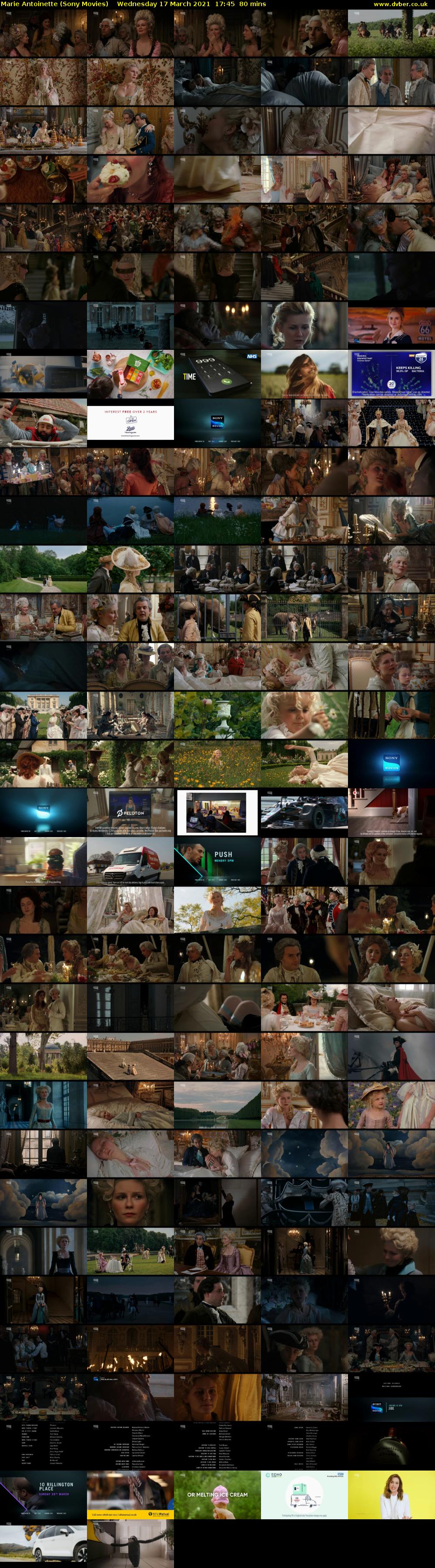 Marie Antoinette (Sony Movies) Wednesday 17 March 2021 17:45 - 19:05