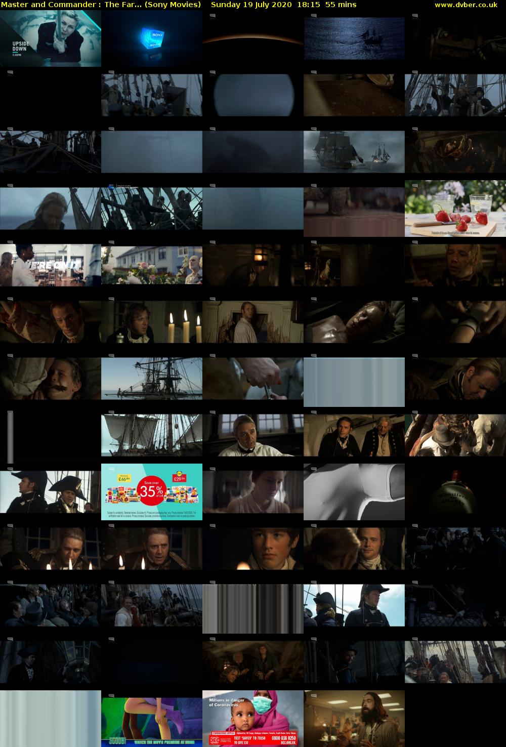 Master and Commander : The Far... (Sony Movies) Sunday 19 July 2020 18:15 - 19:10