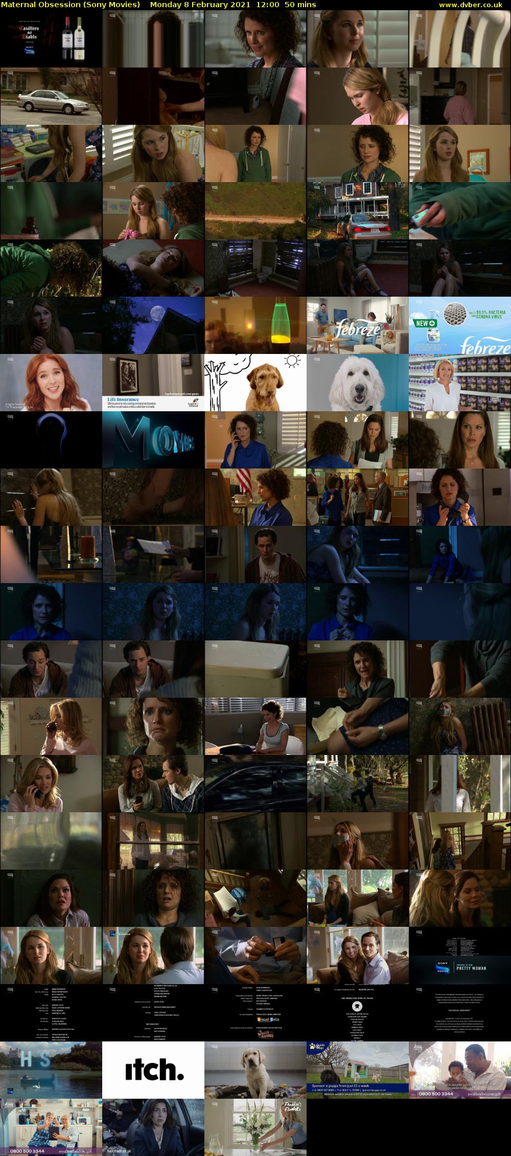Maternal Obsession (Sony Movies) Monday 8 February 2021 12:00 - 12:50