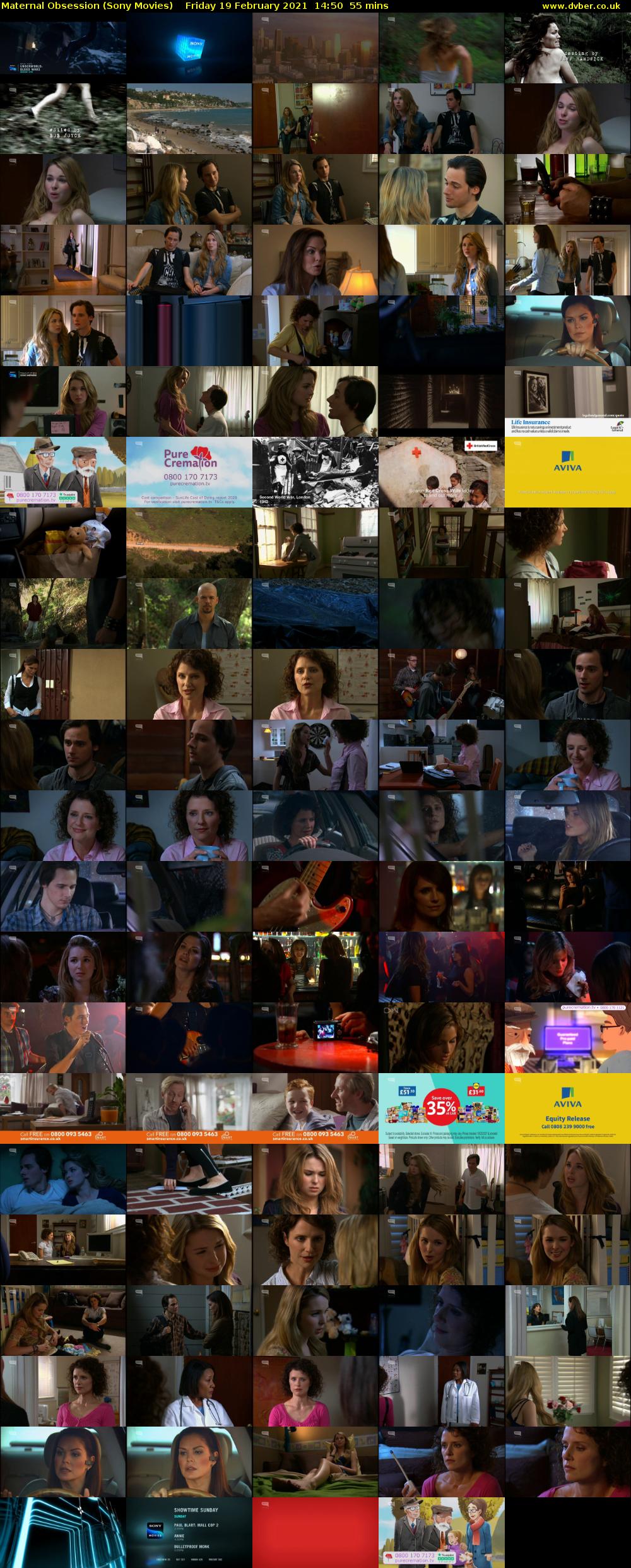 Maternal Obsession (Sony Movies) Friday 19 February 2021 14:50 - 15:45