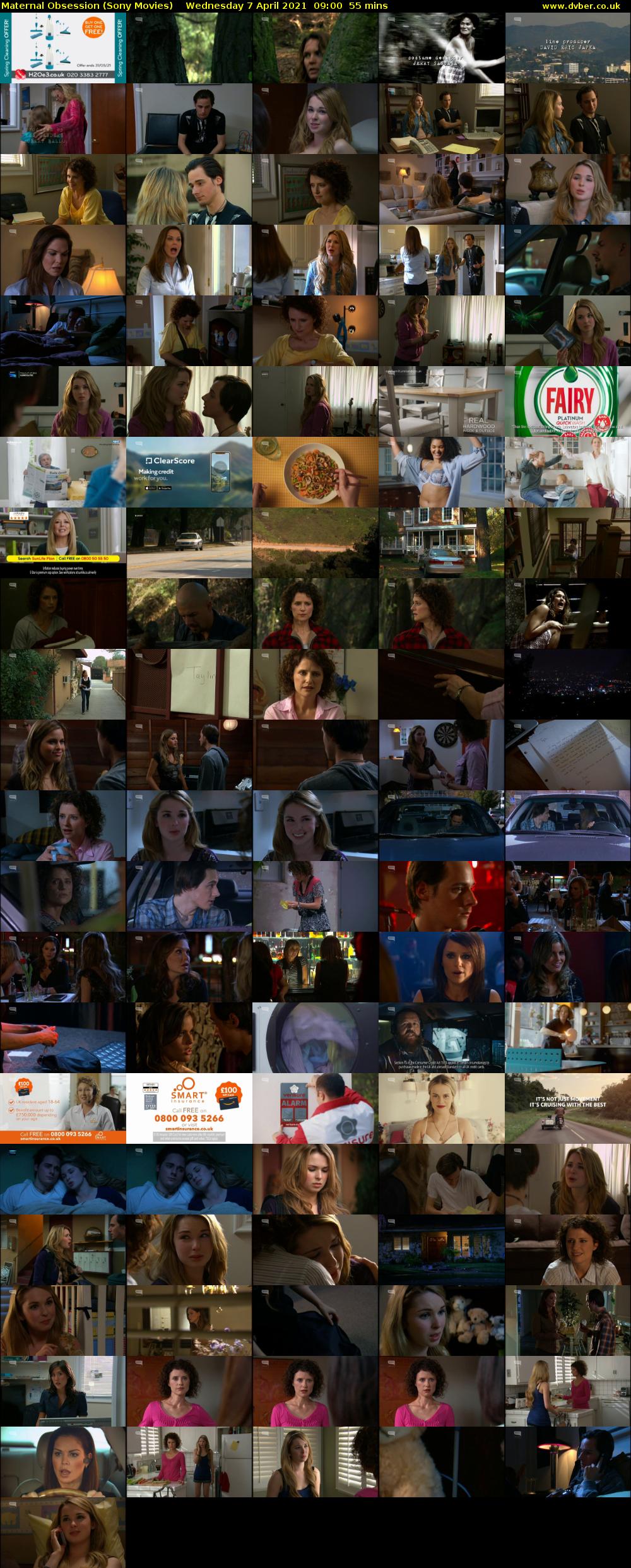 Maternal Obsession (Sony Movies) Wednesday 7 April 2021 09:00 - 09:55