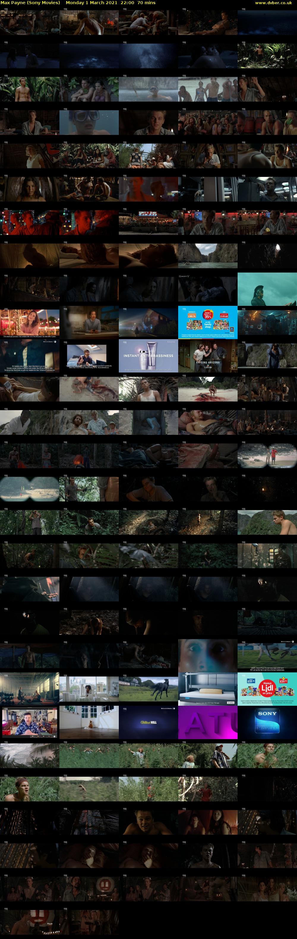 Max Payne (Sony Movies) Monday 1 March 2021 22:00 - 23:10