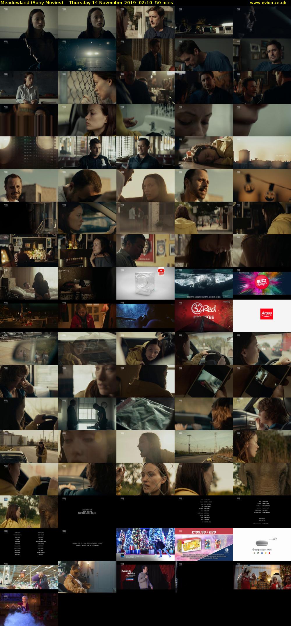 Meadowland (Sony Movies) Thursday 14 November 2019 02:10 - 03:00