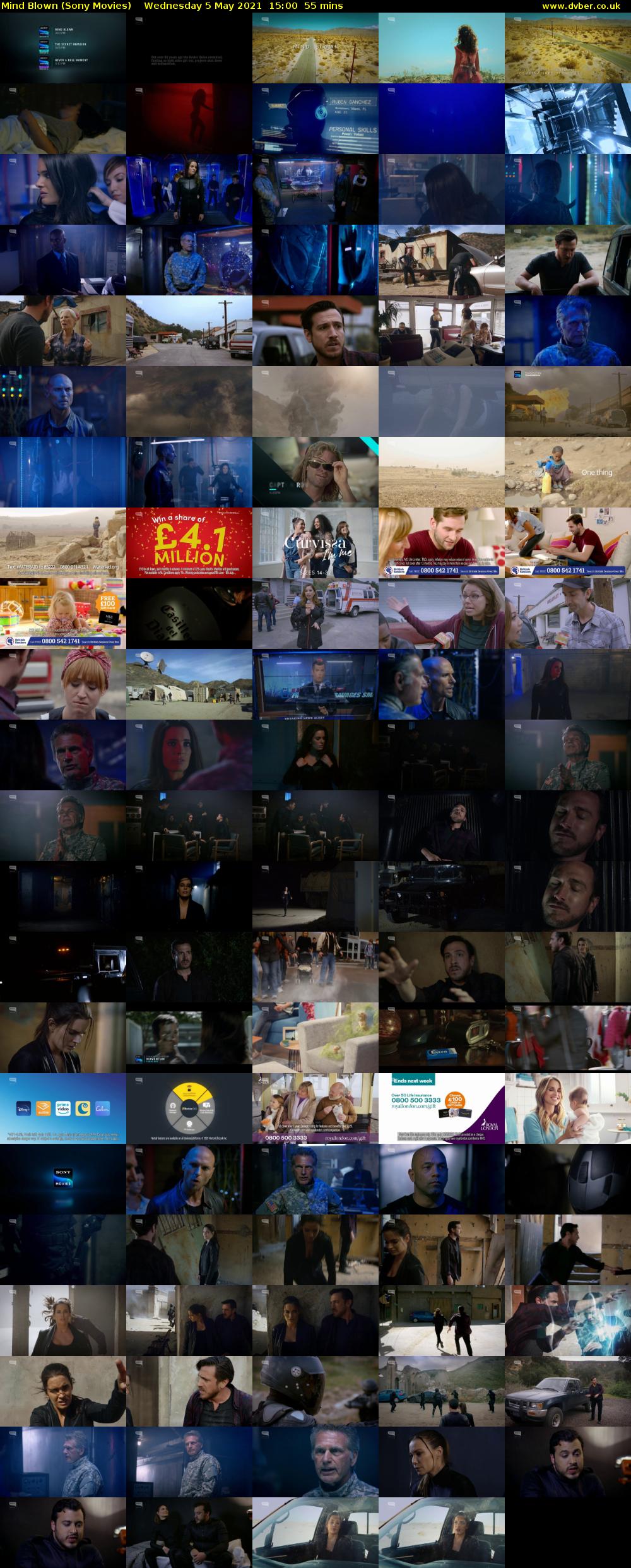 Mind Blown (Sony Movies) Wednesday 5 May 2021 15:00 - 15:55