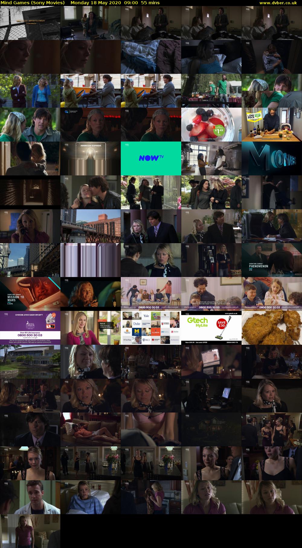 Mind Games (Sony Movies) Monday 18 May 2020 09:00 - 09:55
