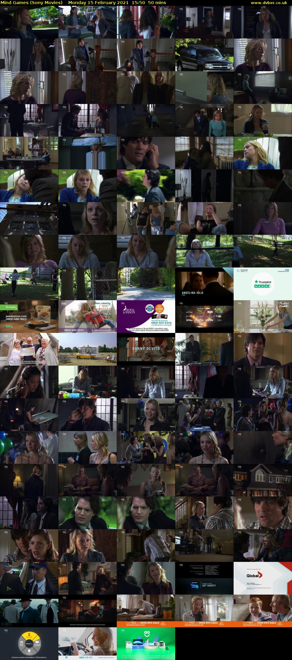 Mind Games (Sony Movies) Monday 15 February 2021 15:50 - 16:40