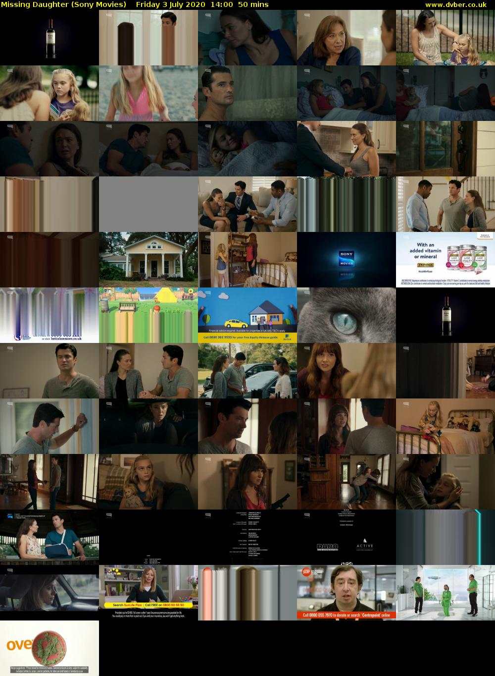 Missing Daughter (Sony Movies) Friday 3 July 2020 14:00 - 14:50
