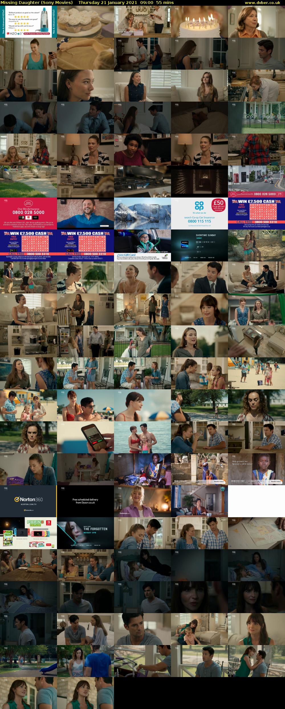Missing Daughter (Sony Movies) Thursday 21 January 2021 09:00 - 09:55