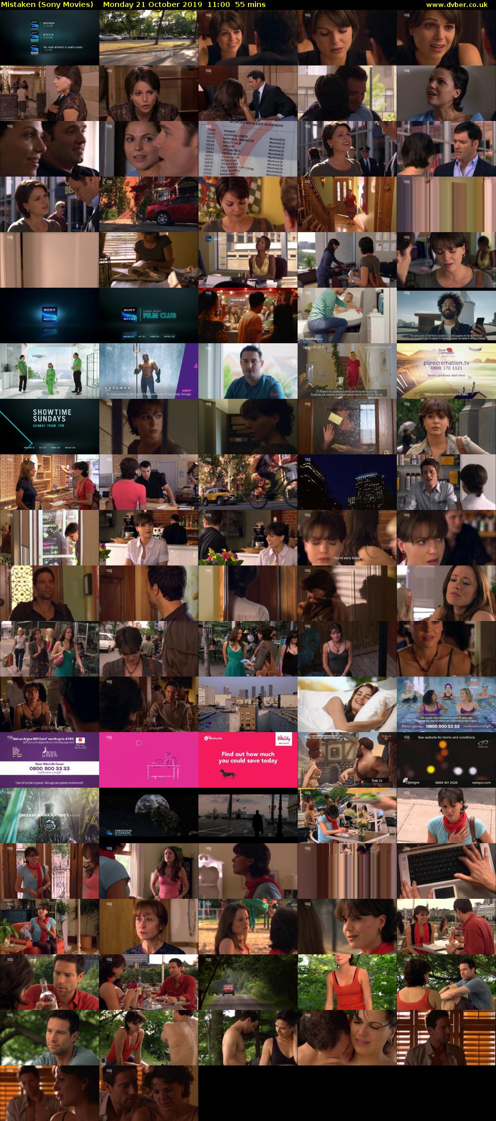 Mistaken (Sony Movies) Monday 21 October 2019 11:00 - 11:55