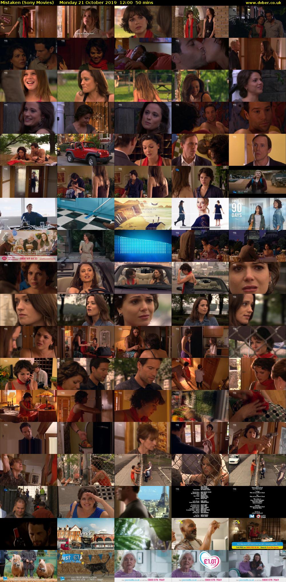 Mistaken (Sony Movies) Monday 21 October 2019 12:00 - 12:50
