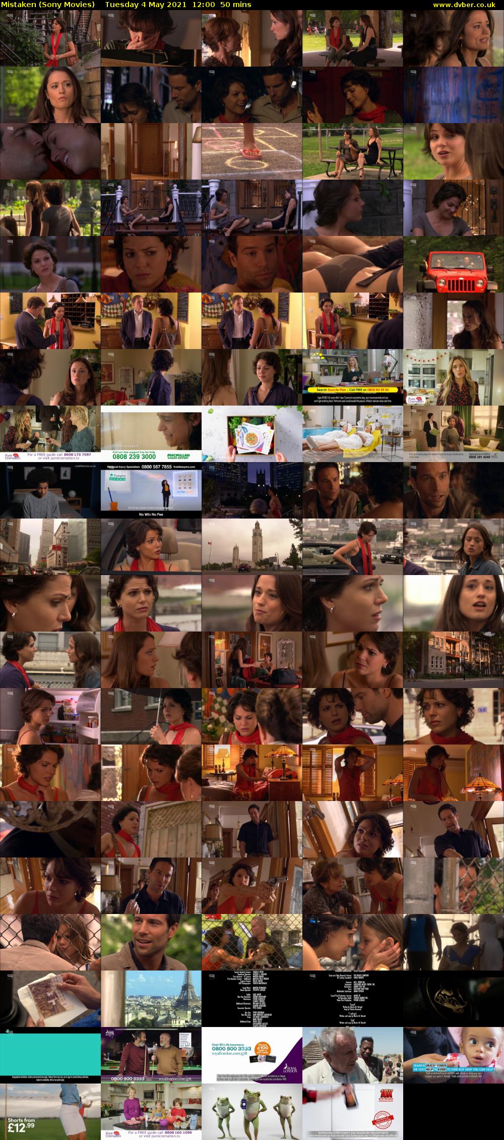 Mistaken (Sony Movies) Tuesday 4 May 2021 12:00 - 12:50