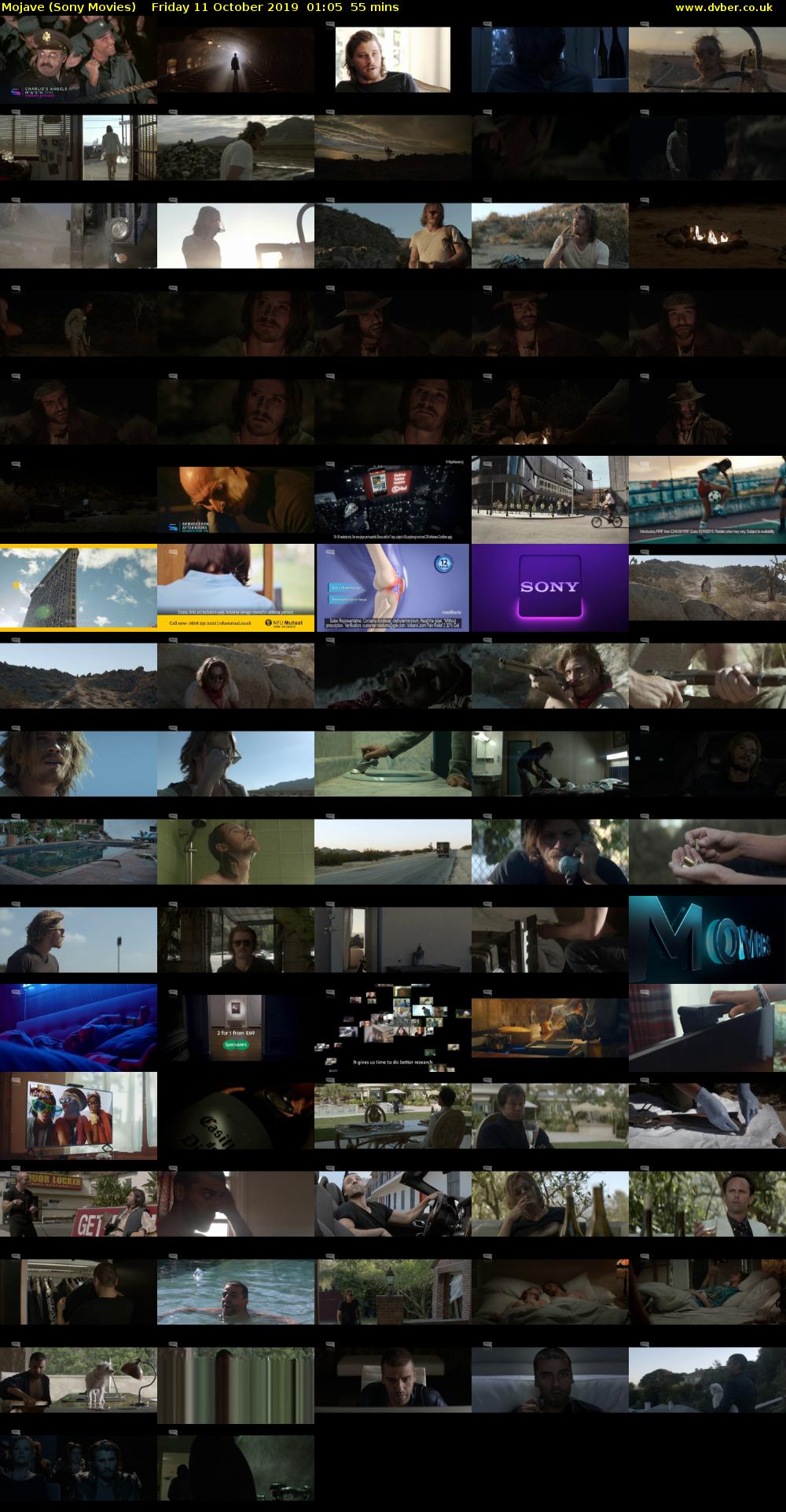 Mojave (Sony Movies) Friday 11 October 2019 01:05 - 02:00