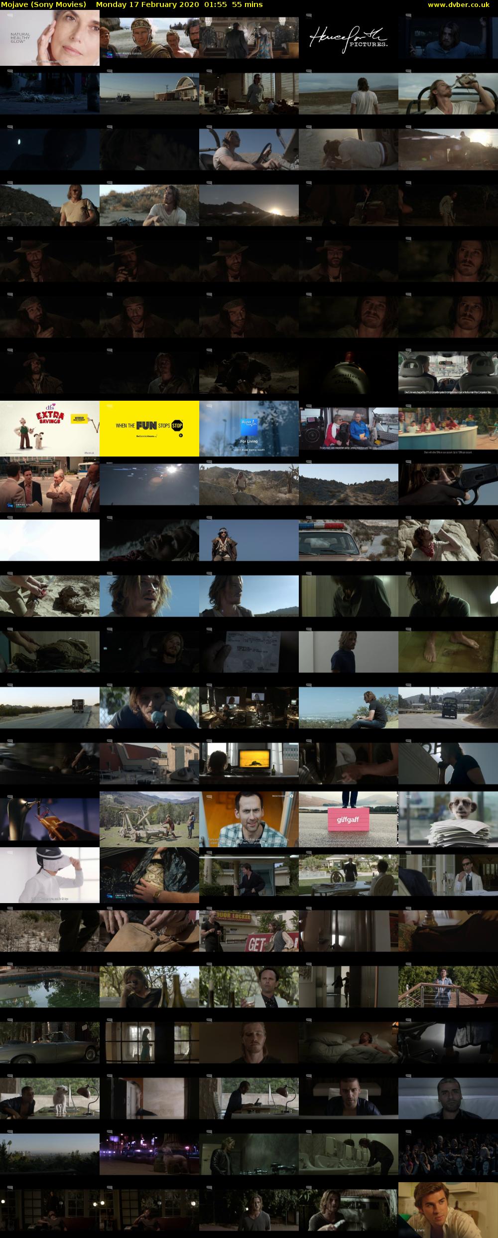Mojave (Sony Movies) Monday 17 February 2020 01:55 - 02:50