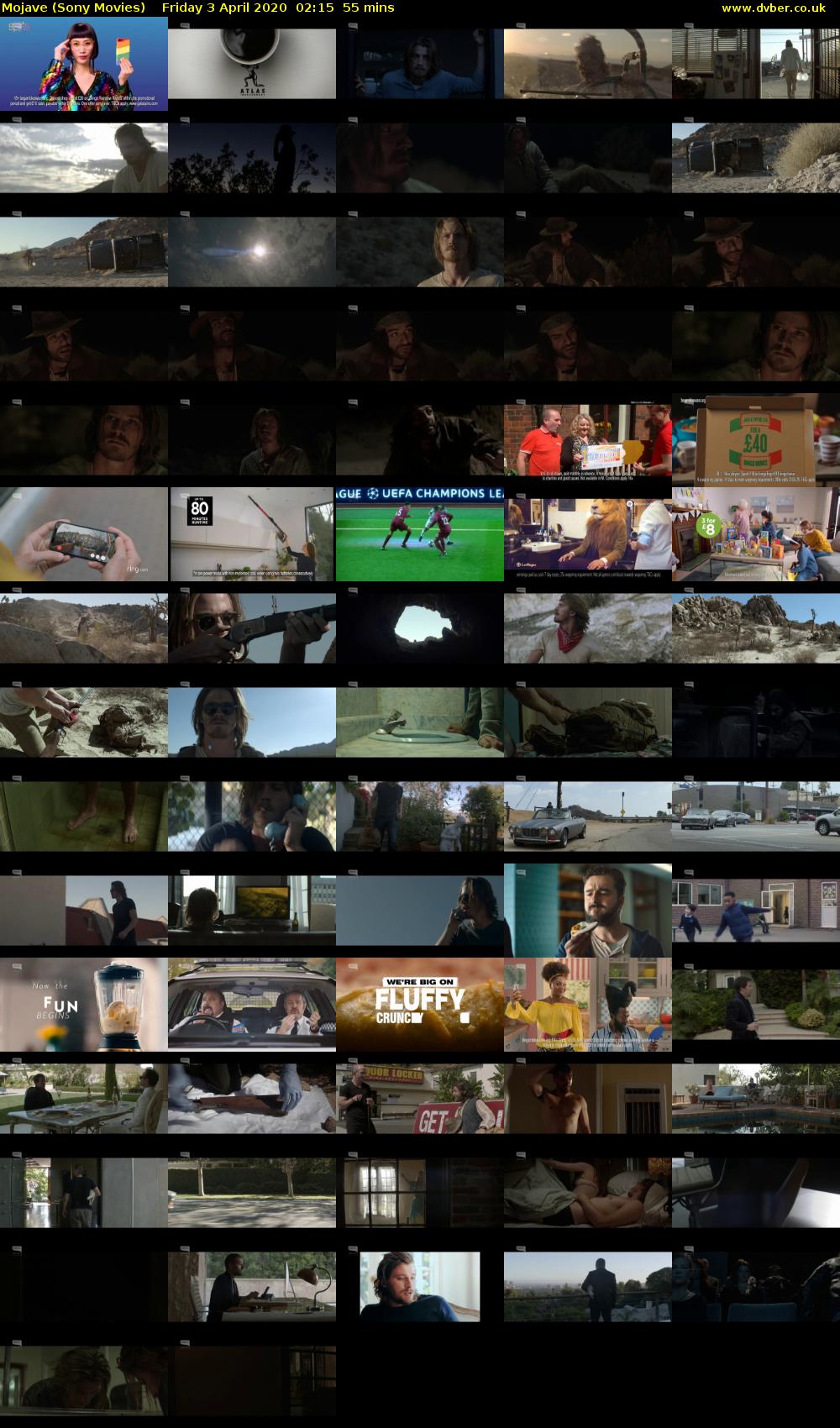 Mojave (Sony Movies) Friday 3 April 2020 02:15 - 03:10