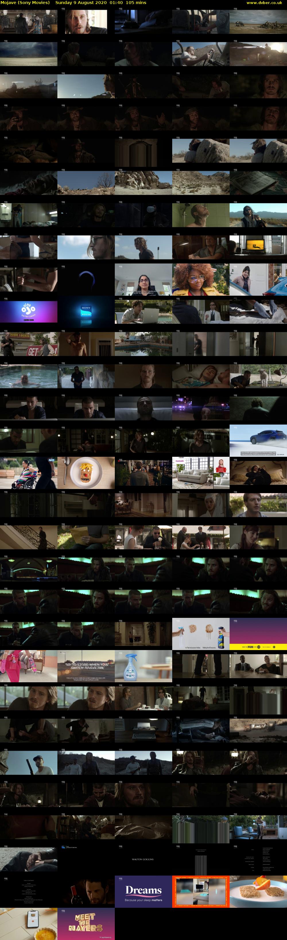 Mojave (Sony Movies) Sunday 9 August 2020 01:40 - 03:25