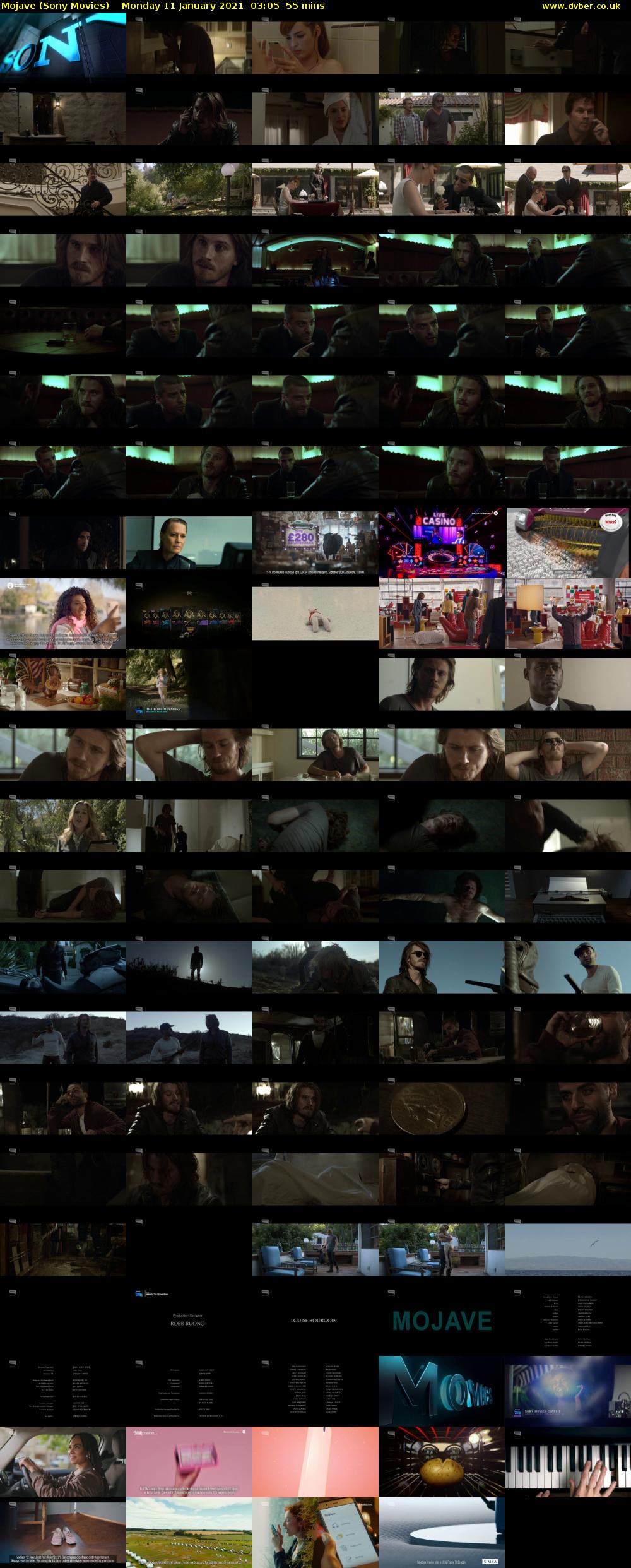 Mojave (Sony Movies) Monday 11 January 2021 03:05 - 04:00