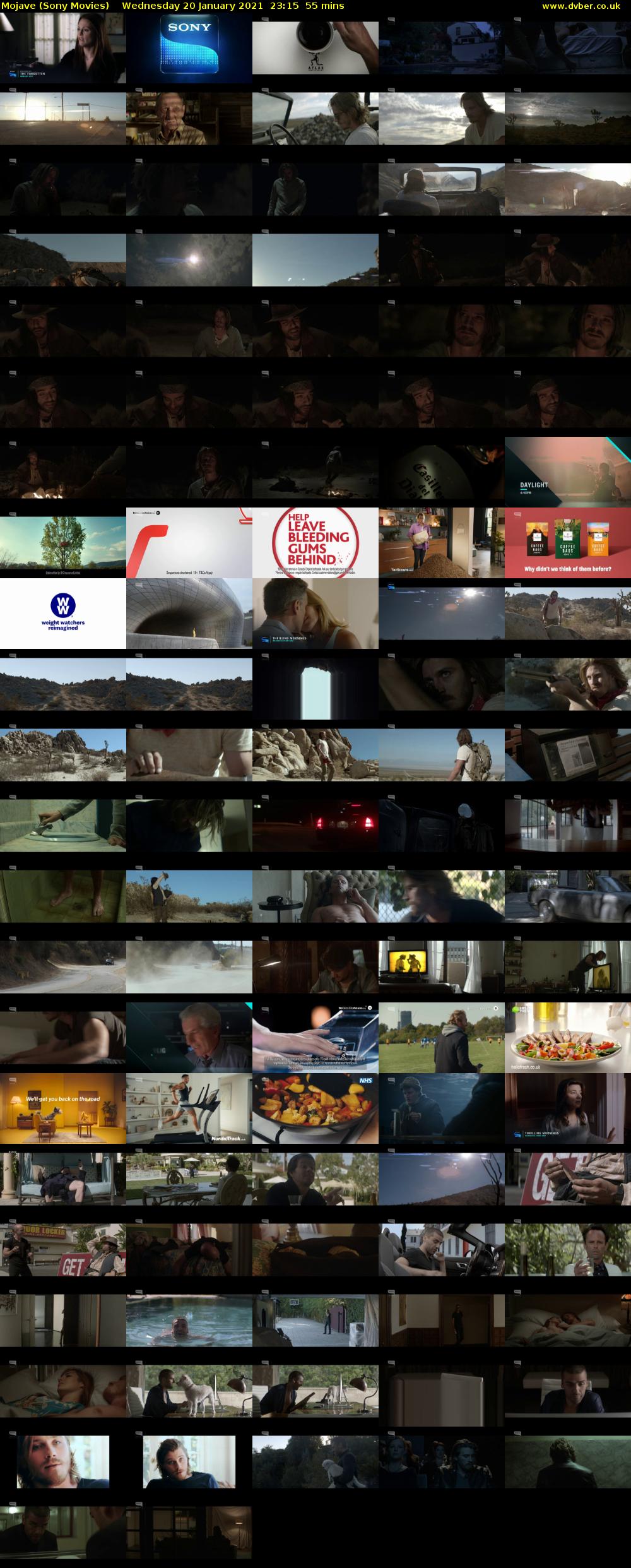 Mojave (Sony Movies) Wednesday 20 January 2021 23:15 - 00:10
