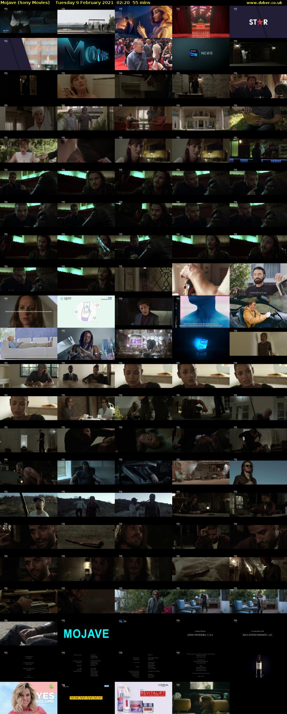 Mojave (Sony Movies) Tuesday 9 February 2021 02:20 - 03:15