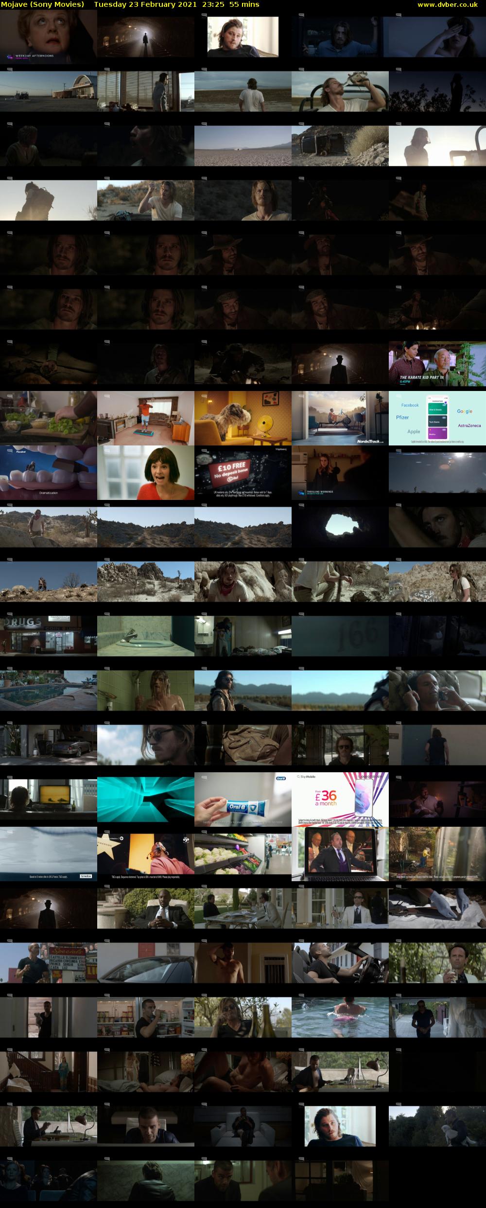 Mojave (Sony Movies) Tuesday 23 February 2021 23:25 - 00:20
