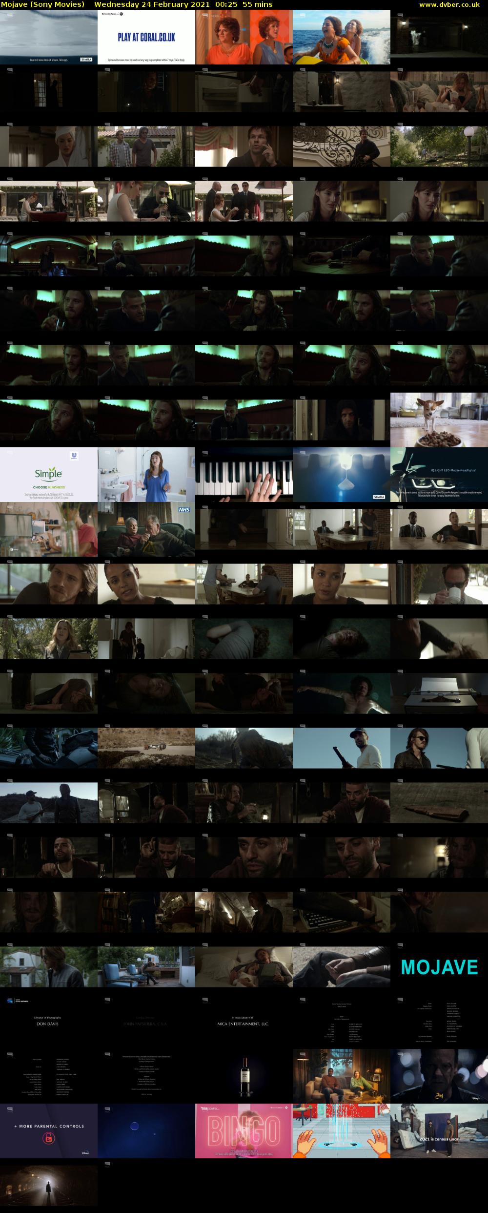 Mojave (Sony Movies) Wednesday 24 February 2021 00:25 - 01:20