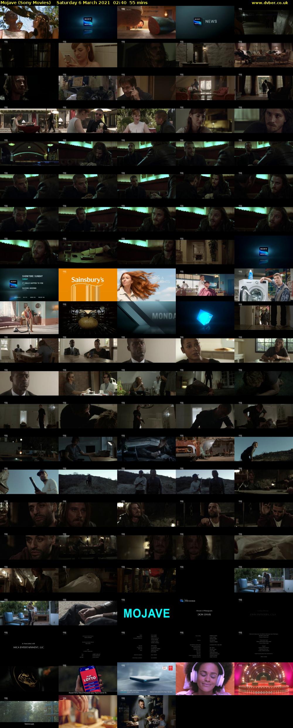 Mojave (Sony Movies) Saturday 6 March 2021 02:40 - 03:35